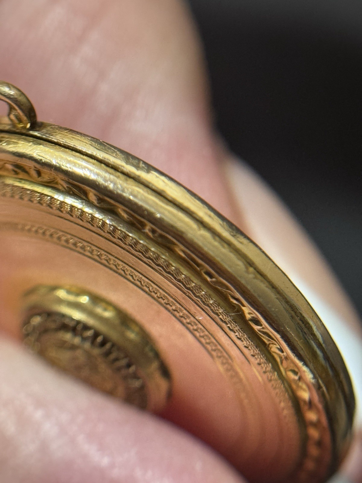 Vintage Hayward 12K Gold Filled Dartmouth College Locket Pendant