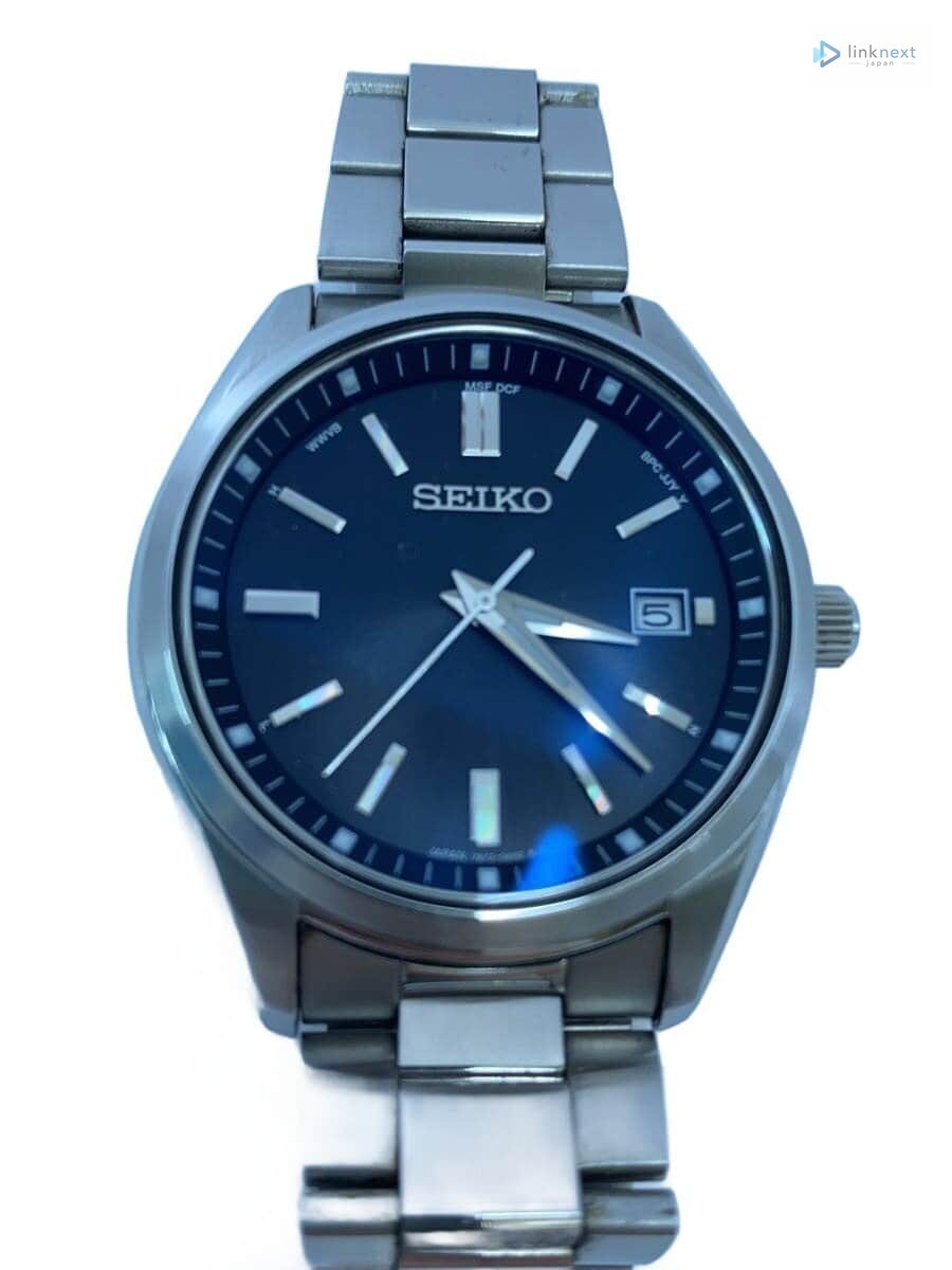 SEIKO 7B72-0AC0 Men’s Analog Stainless Steel Watch Black/Silver