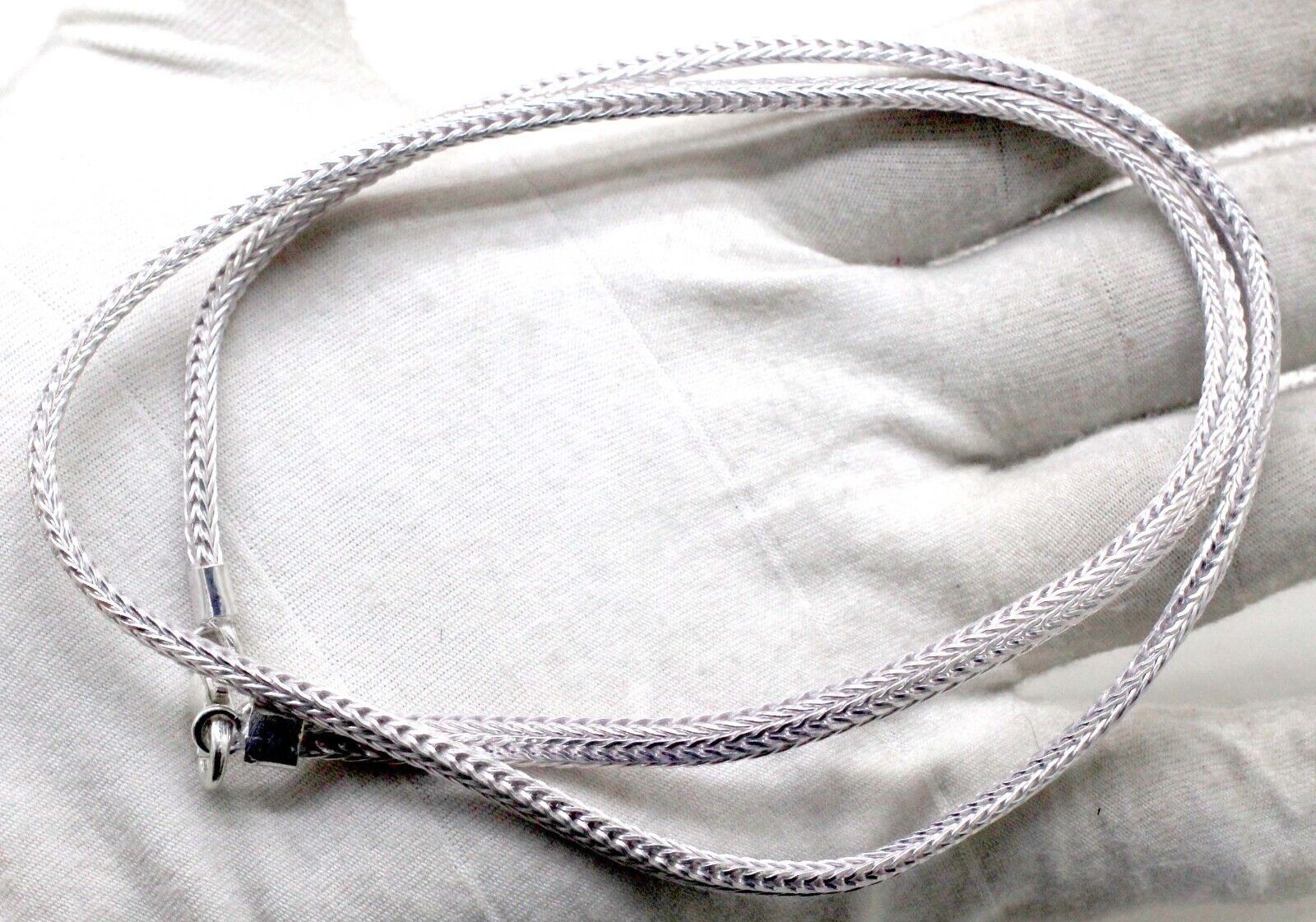 925 Sterling Silver Handmade Jewelry Beautiful Adorable Chain Necklace S-20-22″