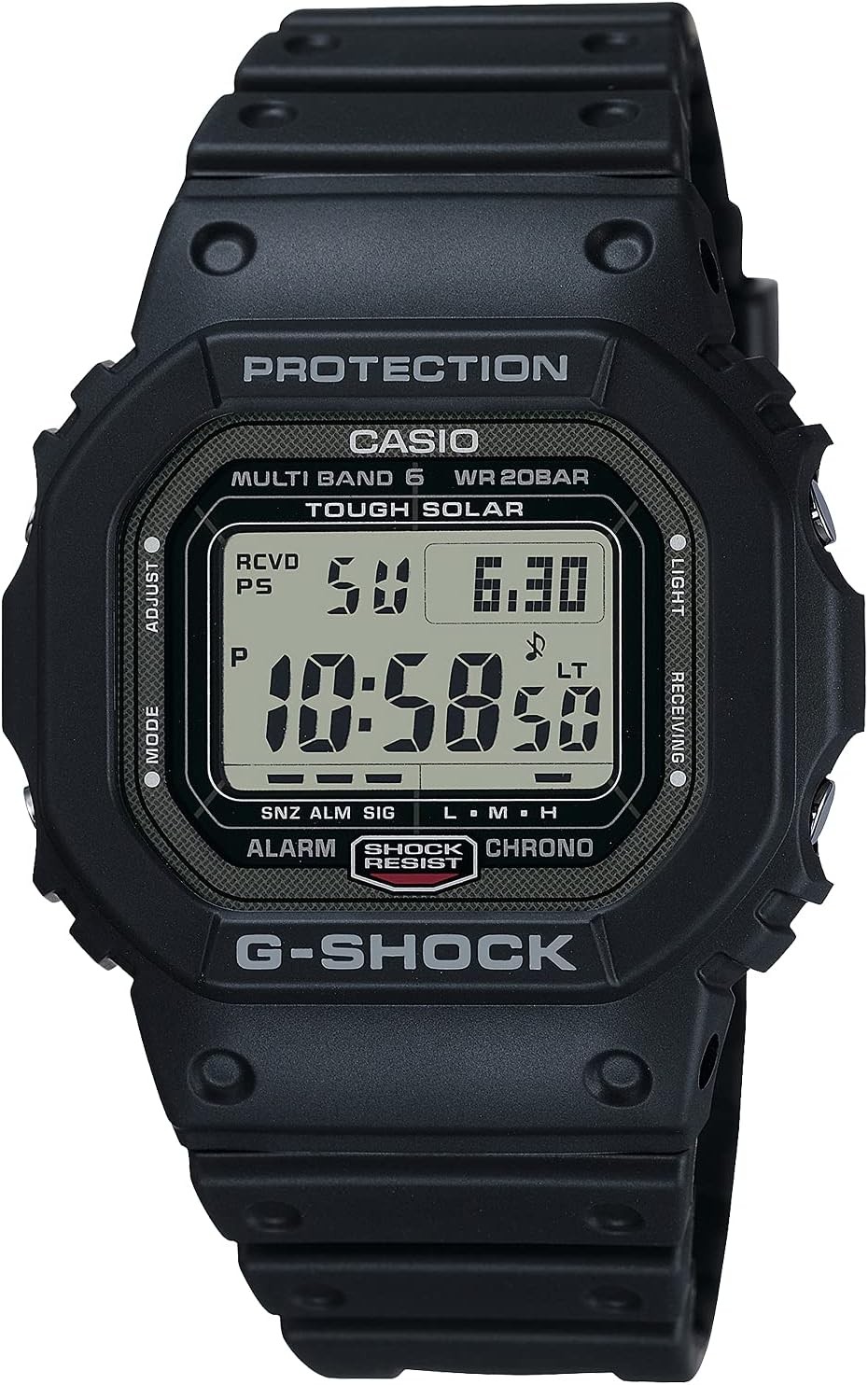 G-SHOCK GW-5000 GW-5000U-1JF Quartz Digital Men Gray-Dial Black-Band Wris[GF6CM]