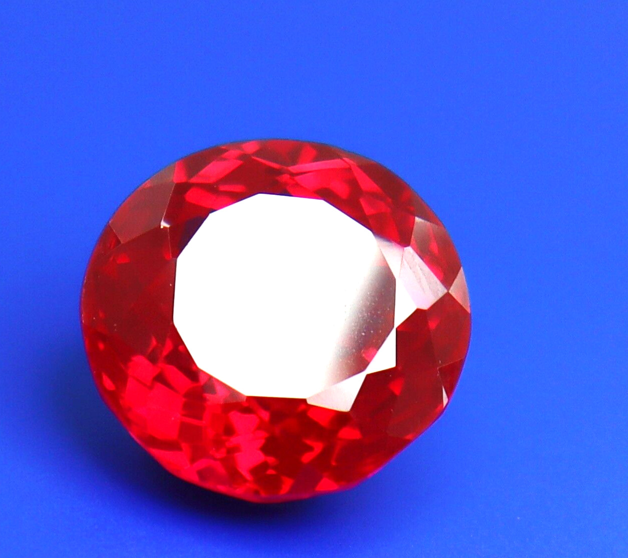 11.70 Ct Red Ruby Round Cut Loose Gemstone Natural Certified
