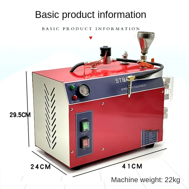 High-Temperature, High-Pressure Steam Cleaner, 12-Liter Steam Cleaner