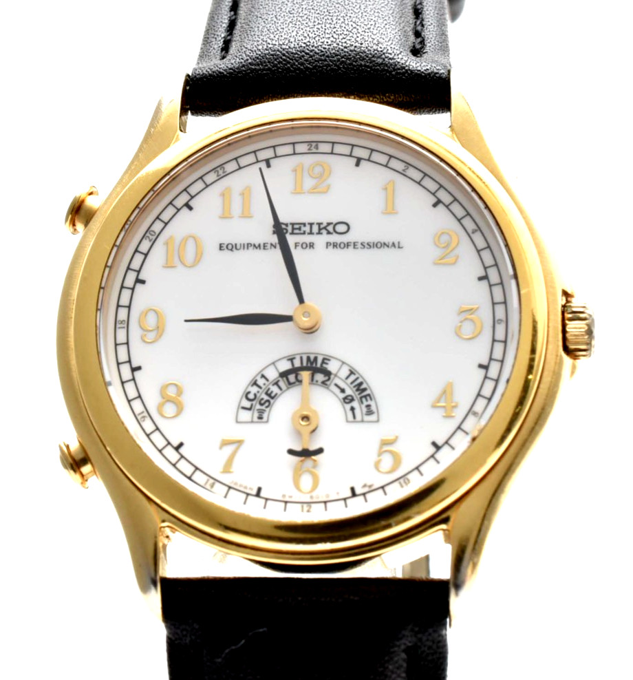Vintage [Near MINT] Seiko Equipment For Professional 8M11-6000 Qz Men’s Watch