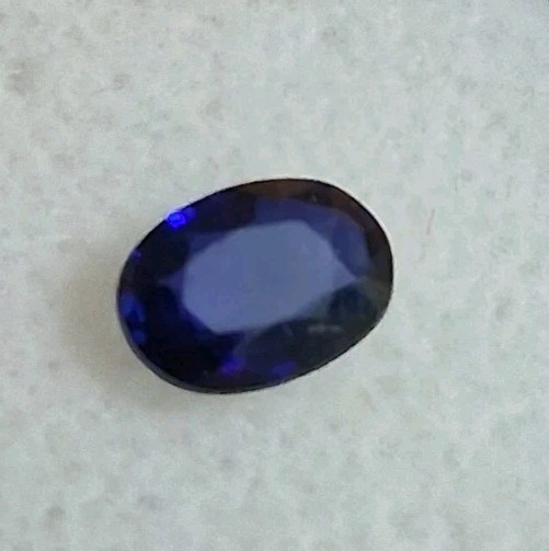 0.78Ct.Ravishing Color Top Cornflower Blue Sapphire Ceylon Color Diffused