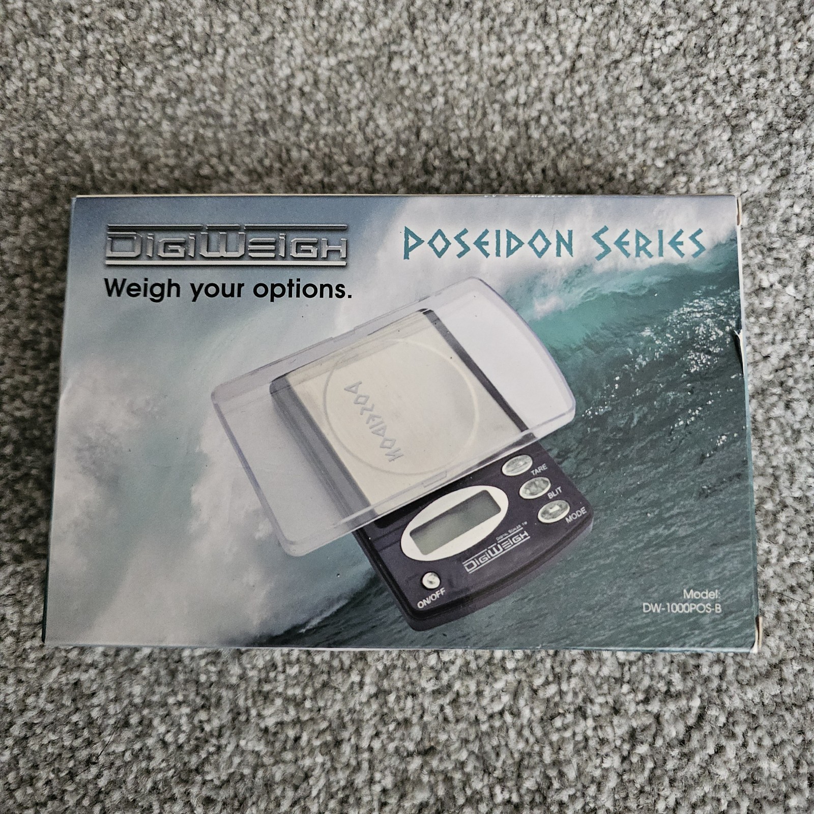 NEW DigiWeigh Professional Electronic Scale 1000 /0.1 grams POSEIDON SERIES