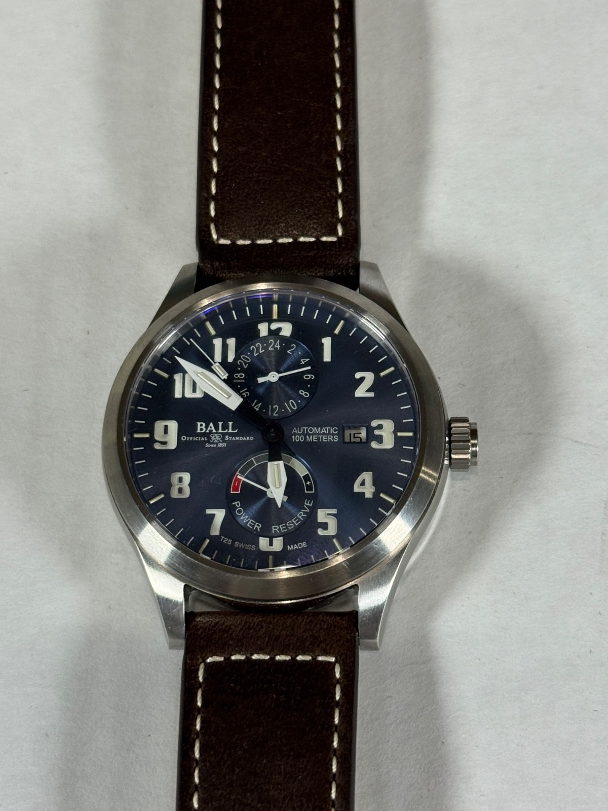 Ball Engineer Master II Voyager GM2128C-LJ-BE, Power Reserve, GMT