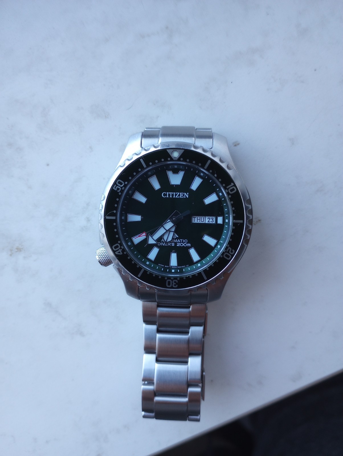 Citizen 0151-59x Professional 200m Dive Watch Automatic Green Dial