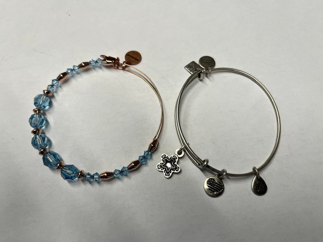 Alex and Ani Make-A-Wish TRUE WISH dream adorned w blue Swarovski crystals