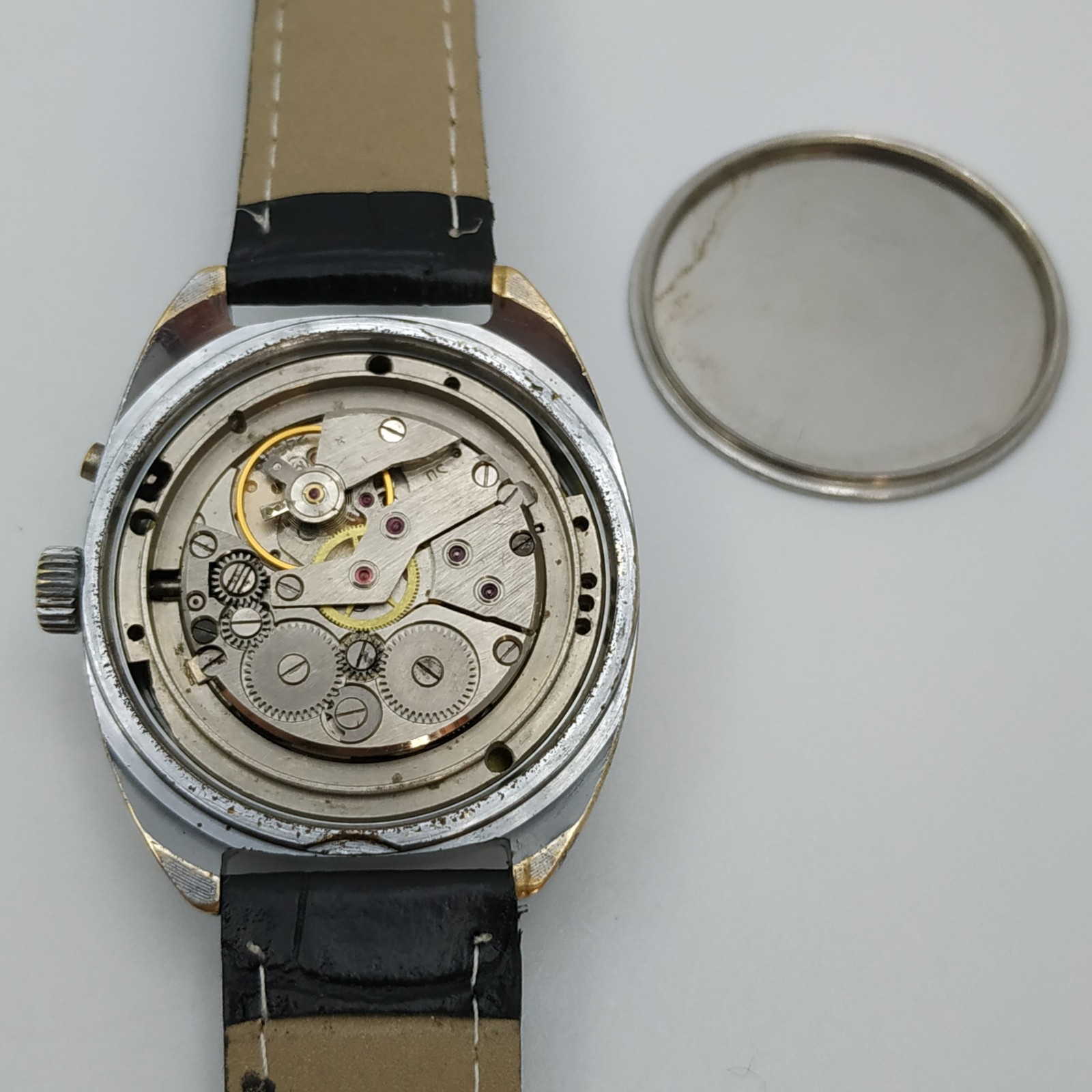 Dress Men’s Watch SLAVA Vintage USSR Mechanical SERVICED Retro Soviet Russia