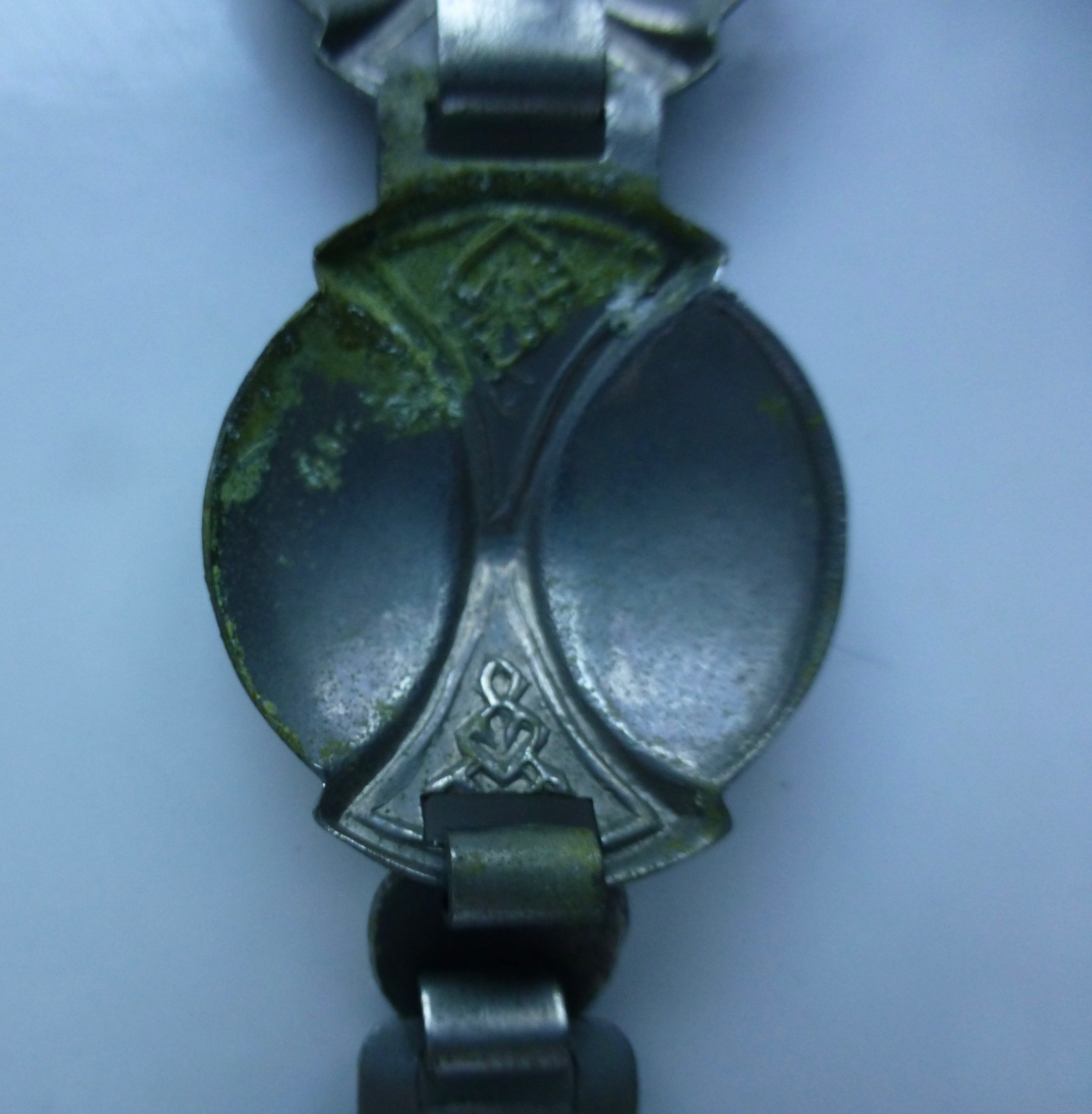 Antique Victorian Coat/Cloak Clasp Buckle Marked Solid Brass