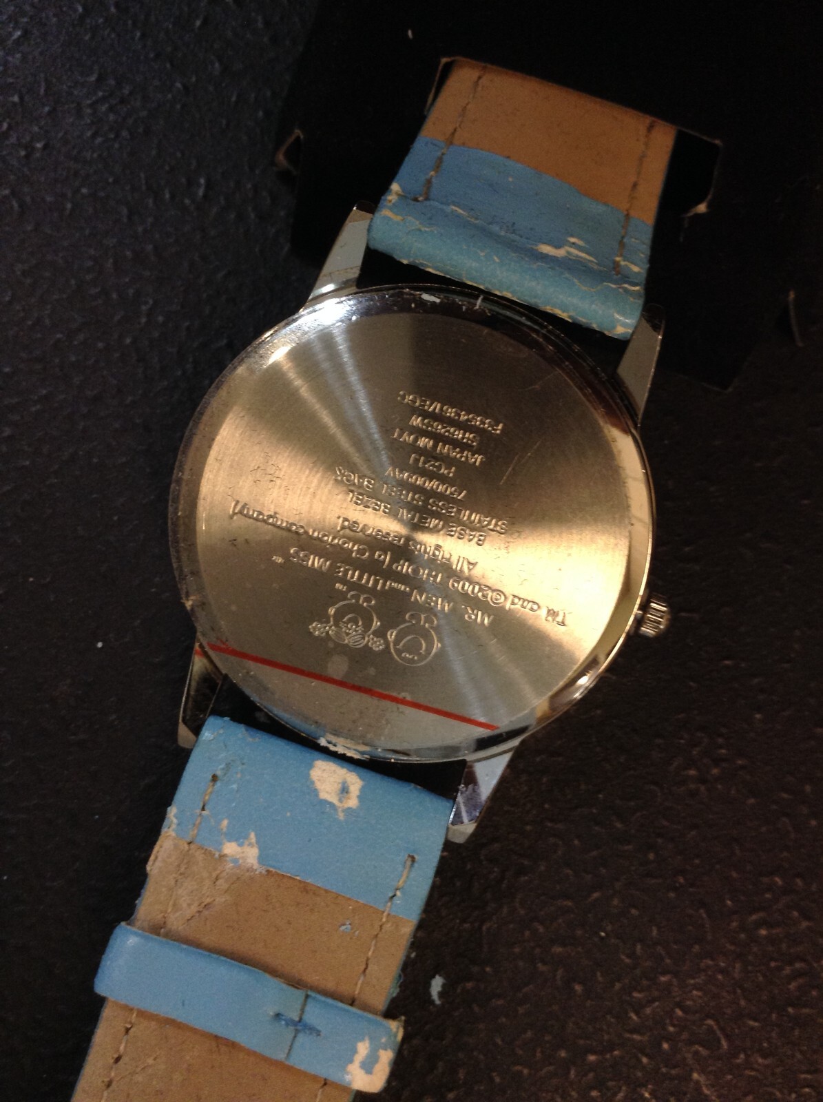 Mr. Men & Little Miss watch AS IS STOPPED DAMAGED band Little Miss Trouble