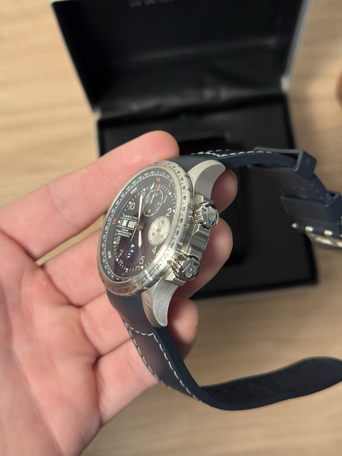 Hamilton Khaki Navy Regatta Automatic Chronograph (ref. H77636343) Men’s Watch
