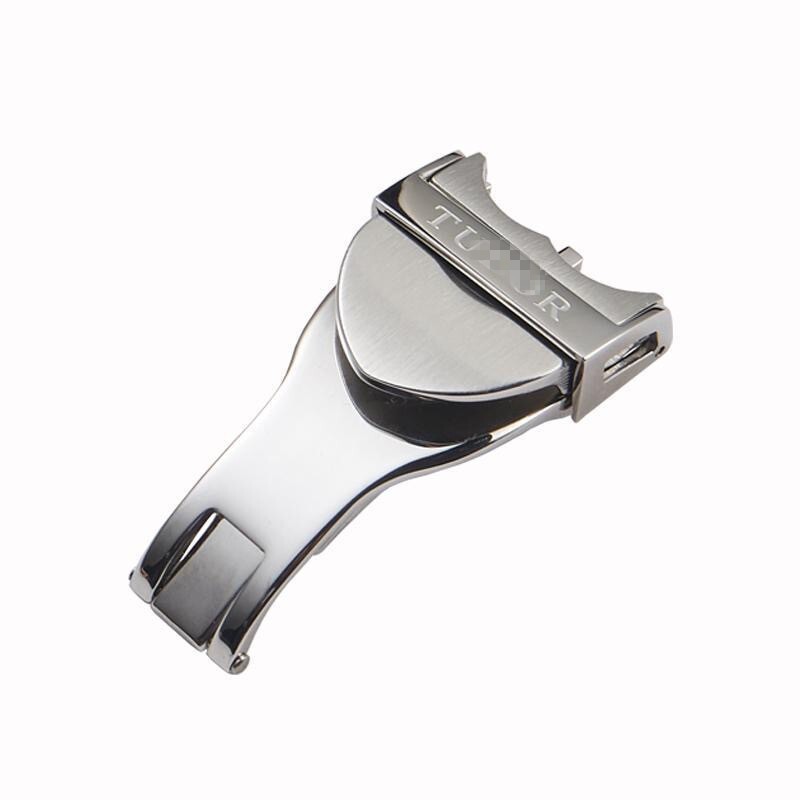 New Stainless steel flip cover lock folding buckle suitable Fit Tudor strap 18mm