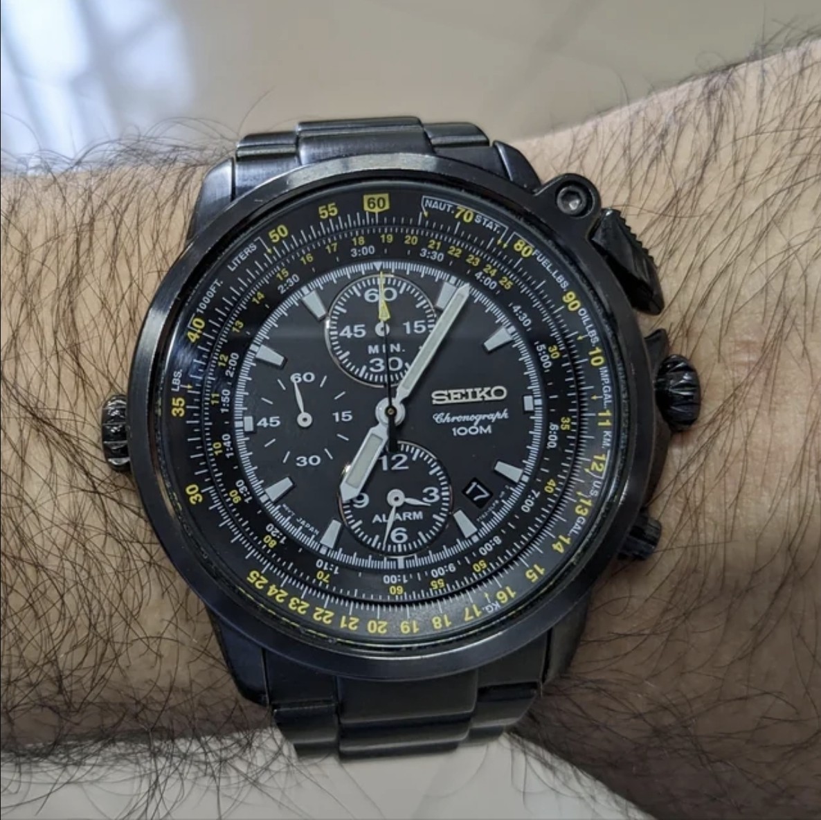 Seiko Quartz Flightmaster Pilot ( 7T62 – 0HM0 )