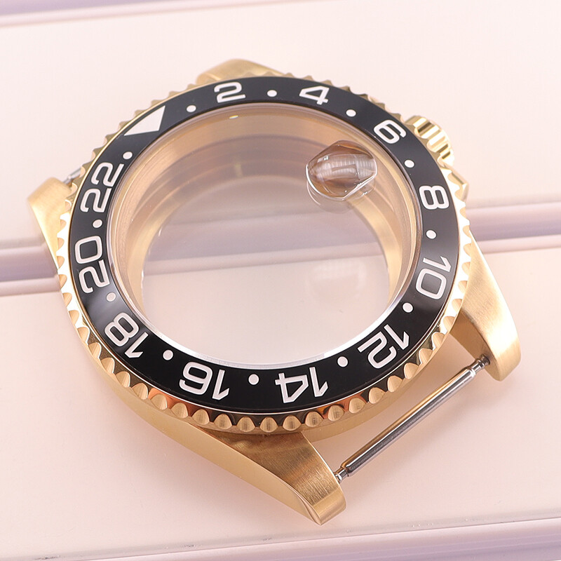 40mm Stainless Watch Case Sapphire Bezel Insert For Seiko NH34 NH35 NH36 ETA2824