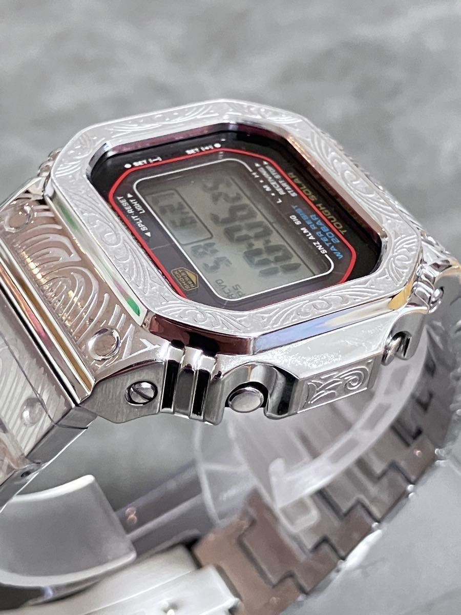 CUSTOM Casio G-Shock GW-M5610U Digital Men’s Wrist Watch Silver New item No Box