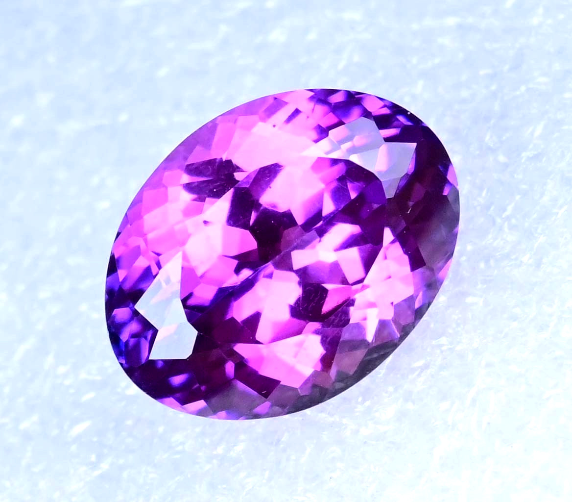20.35 Ct Natural Boysenberry Sapphire Oval Certified Flawless Loose Gemstone