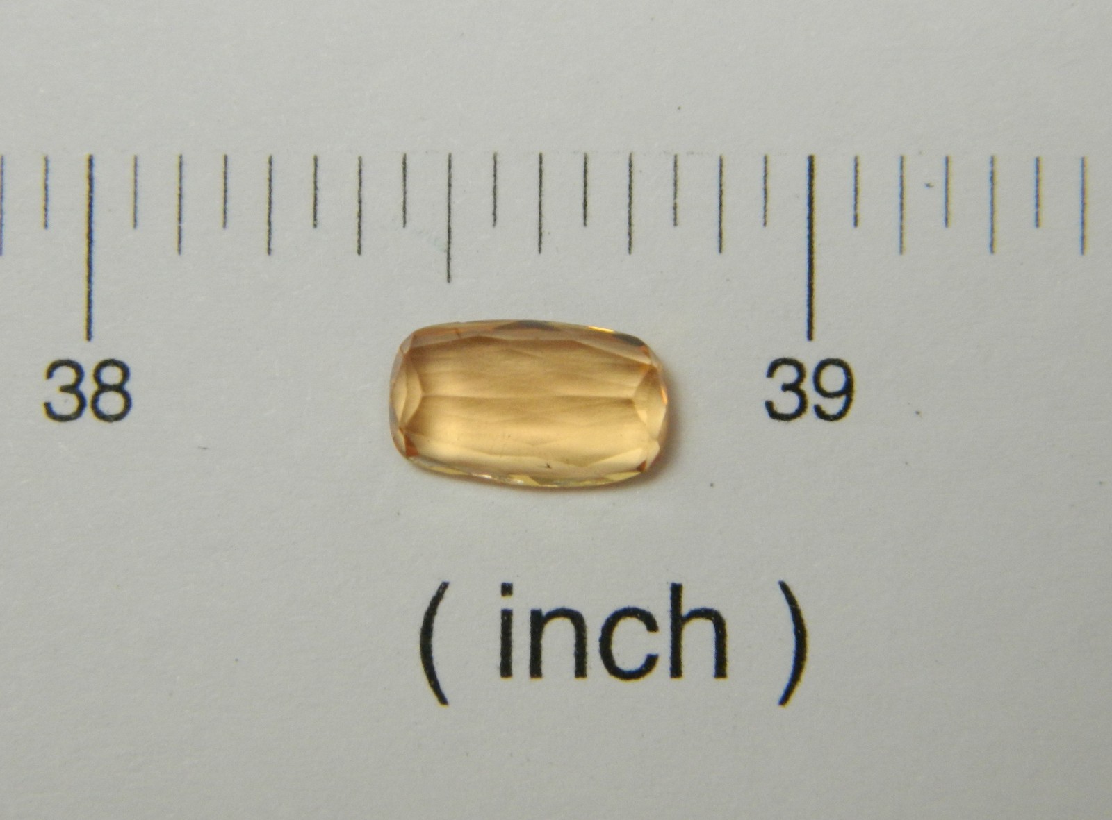 Imperial Topaz 2.10 Ct Clarity IF W/Chip Cushion Cut Natural Golden Brazil I025