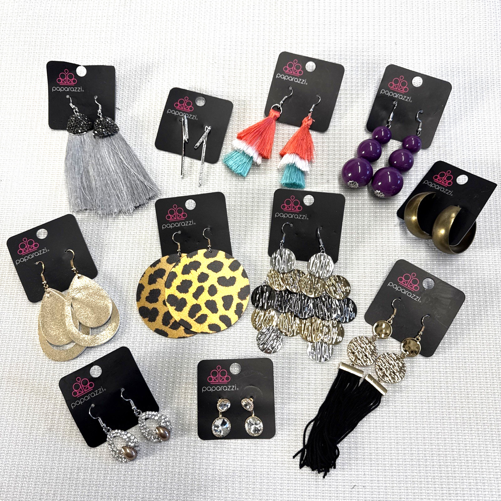 Lot of 11 Pieces – All Pierced Earrings – NWT – Contemporary Costume Jewelry