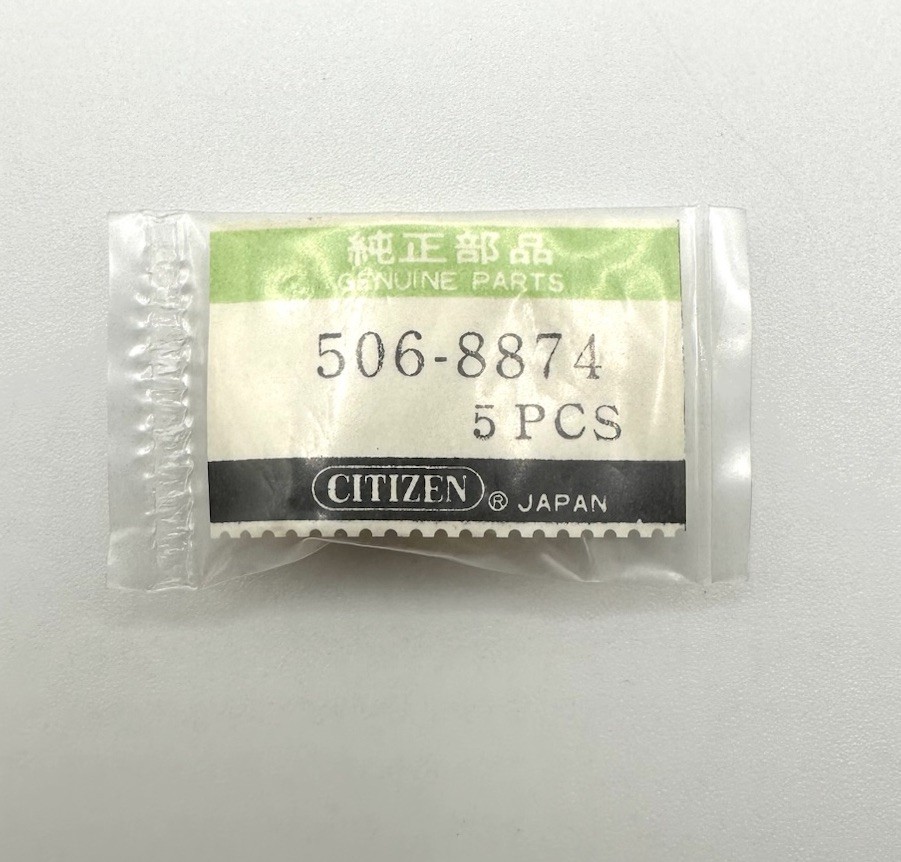 NOS Vintage Genuine Citizen 5.5mm Yellow Gold Color 1pc Crown Part 506-8874