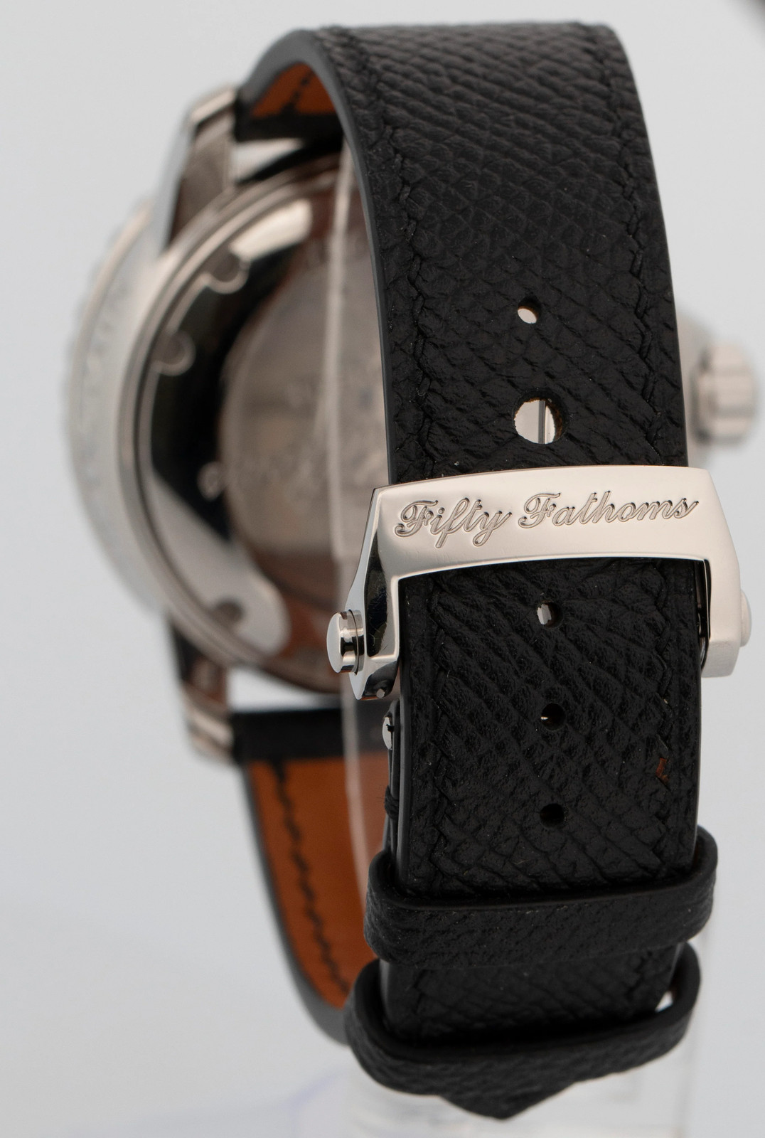 Blancpain Fifty Fathoms BLACK Stainless Steel 45mm 5015 1130 52A Dive Watch