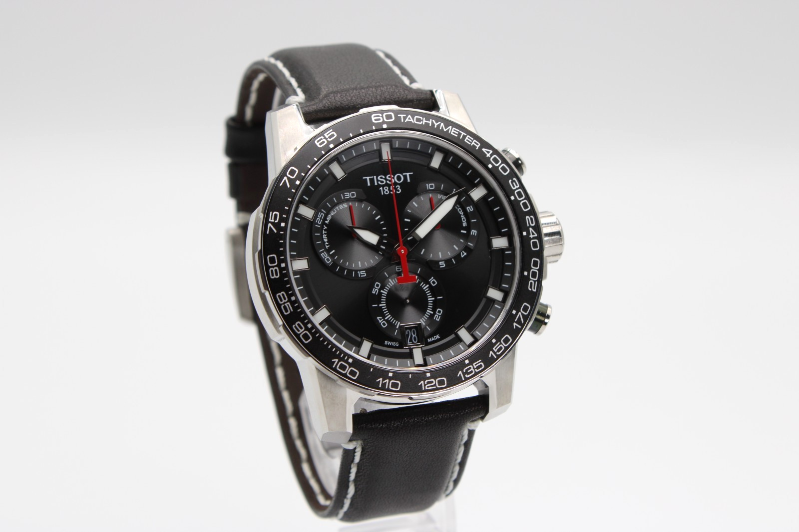 TISSOT Supersport Chrono T125.617.16.051.00 Quartz Black Dial Men’s Watch 45.5mm