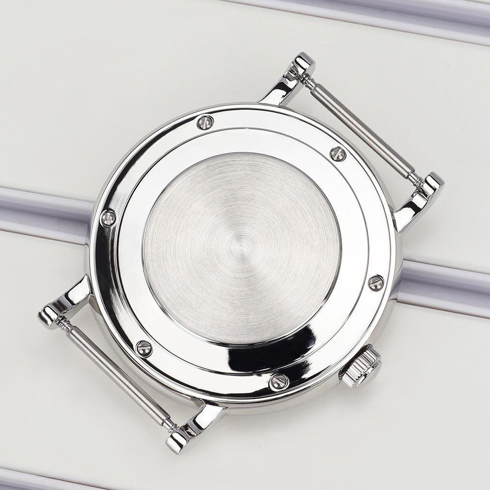 40mm Polished Watch Case 316L Stainless Steel For Eta 2824 PT5000 Movement 10ATM