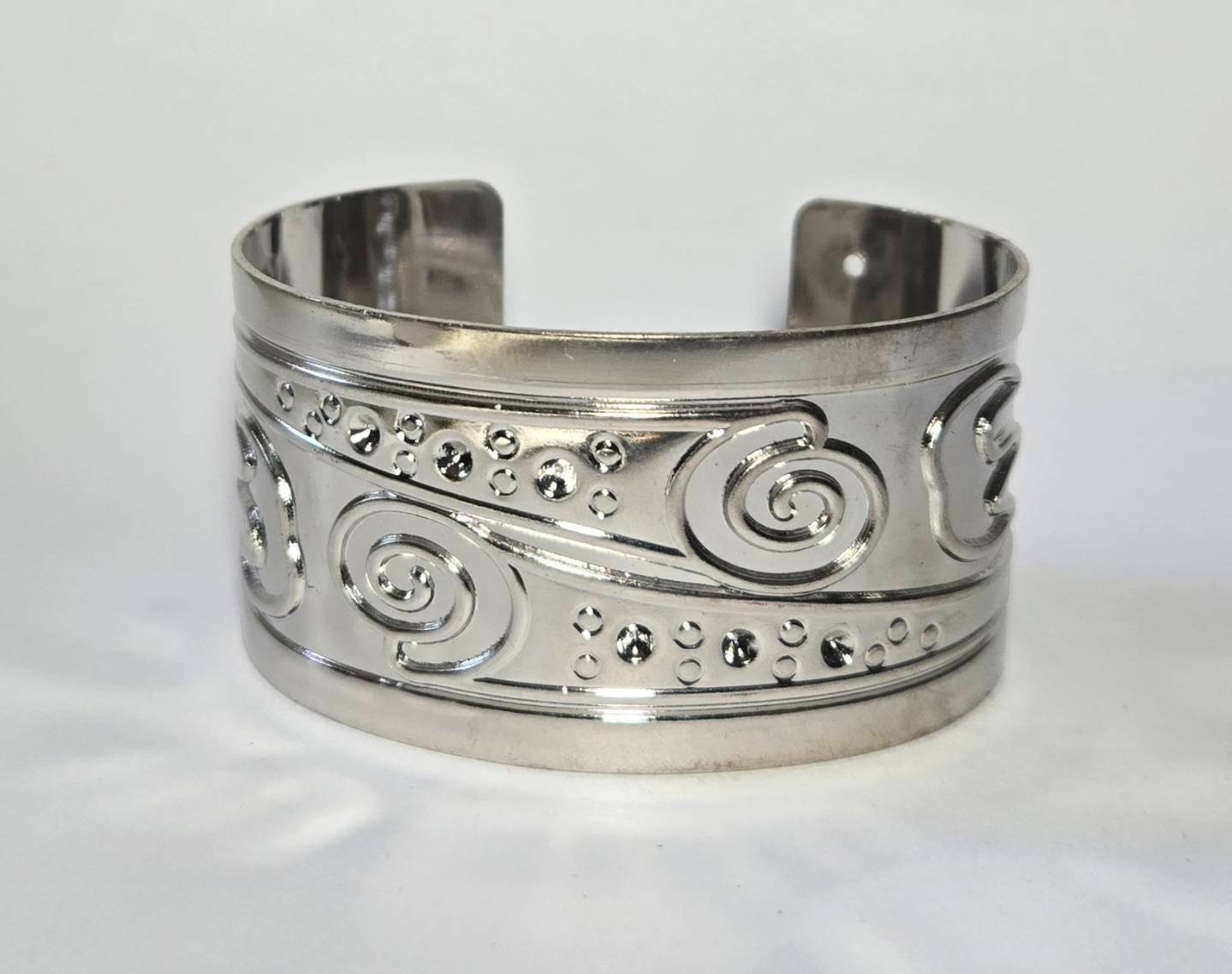 Bulk 24 Pcs Silver Tone Metal Cuff Bangles Bracelets Mixed Styles Wholesale