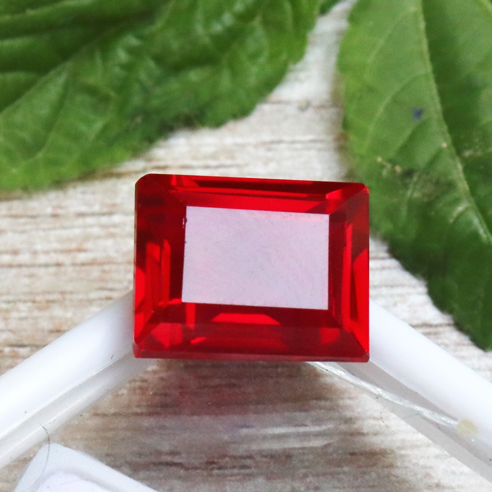 10 -12 CT BURMA Pigeon Blood Red Ruby Certified Loose Gemstone Princess Cut