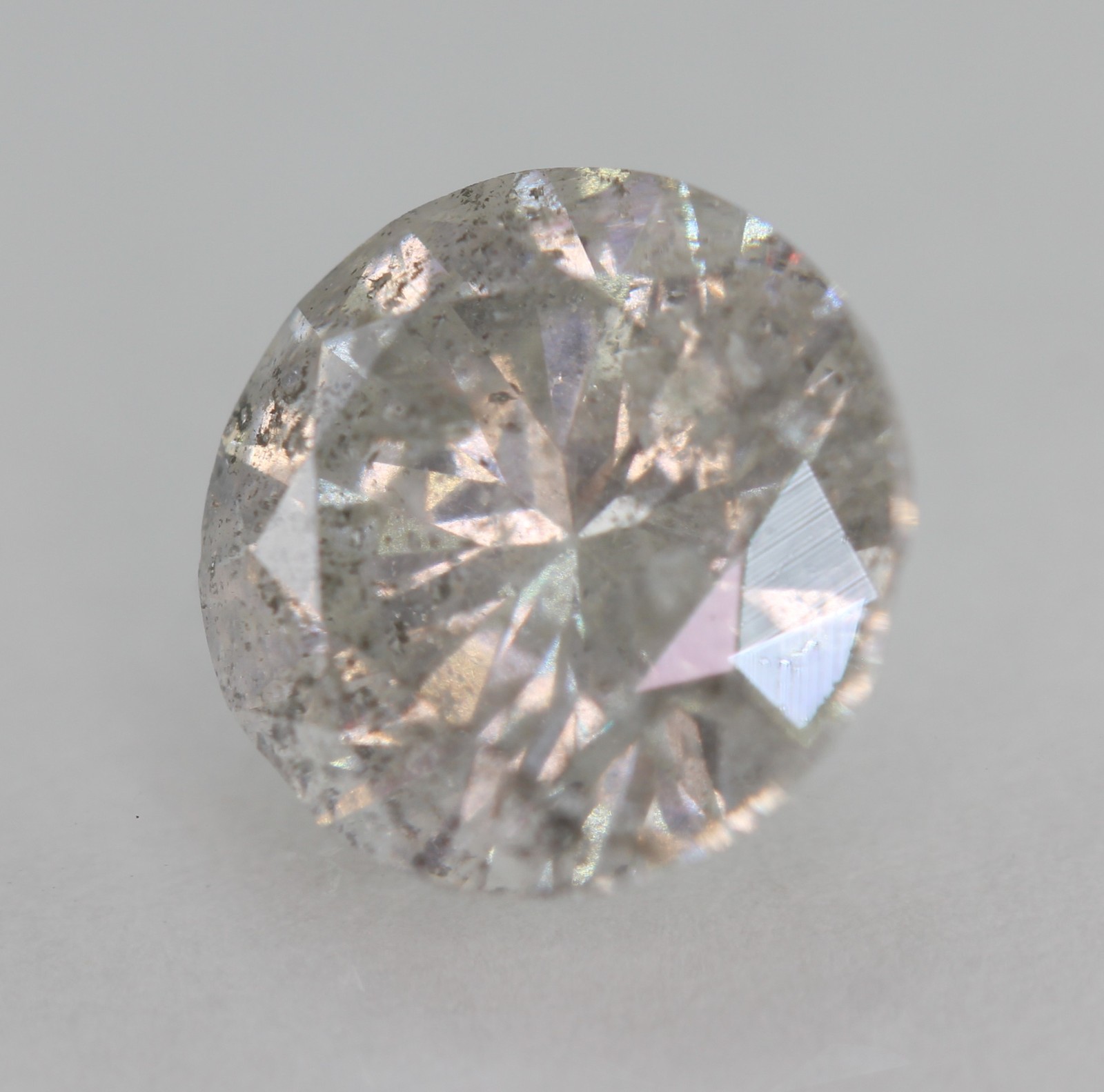 Certified 2.13 Carat I Color Round Brilliant Natural MINED Loose Diamond 8.06mm