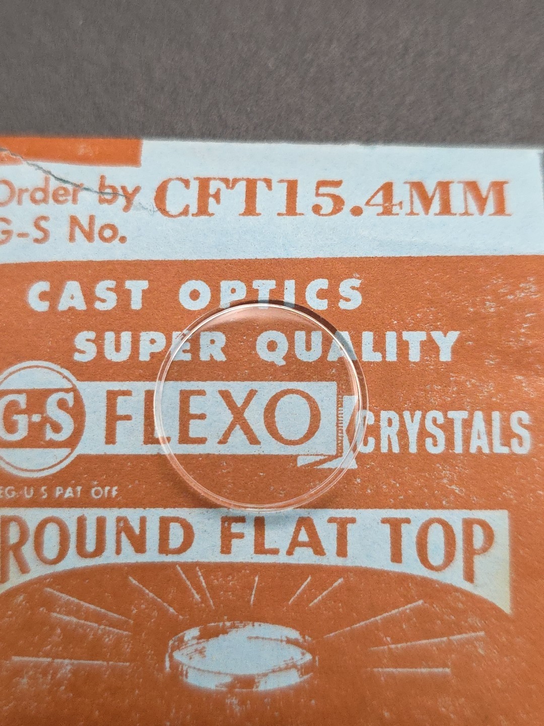 G-S Watch Crystal CFT15.4mm