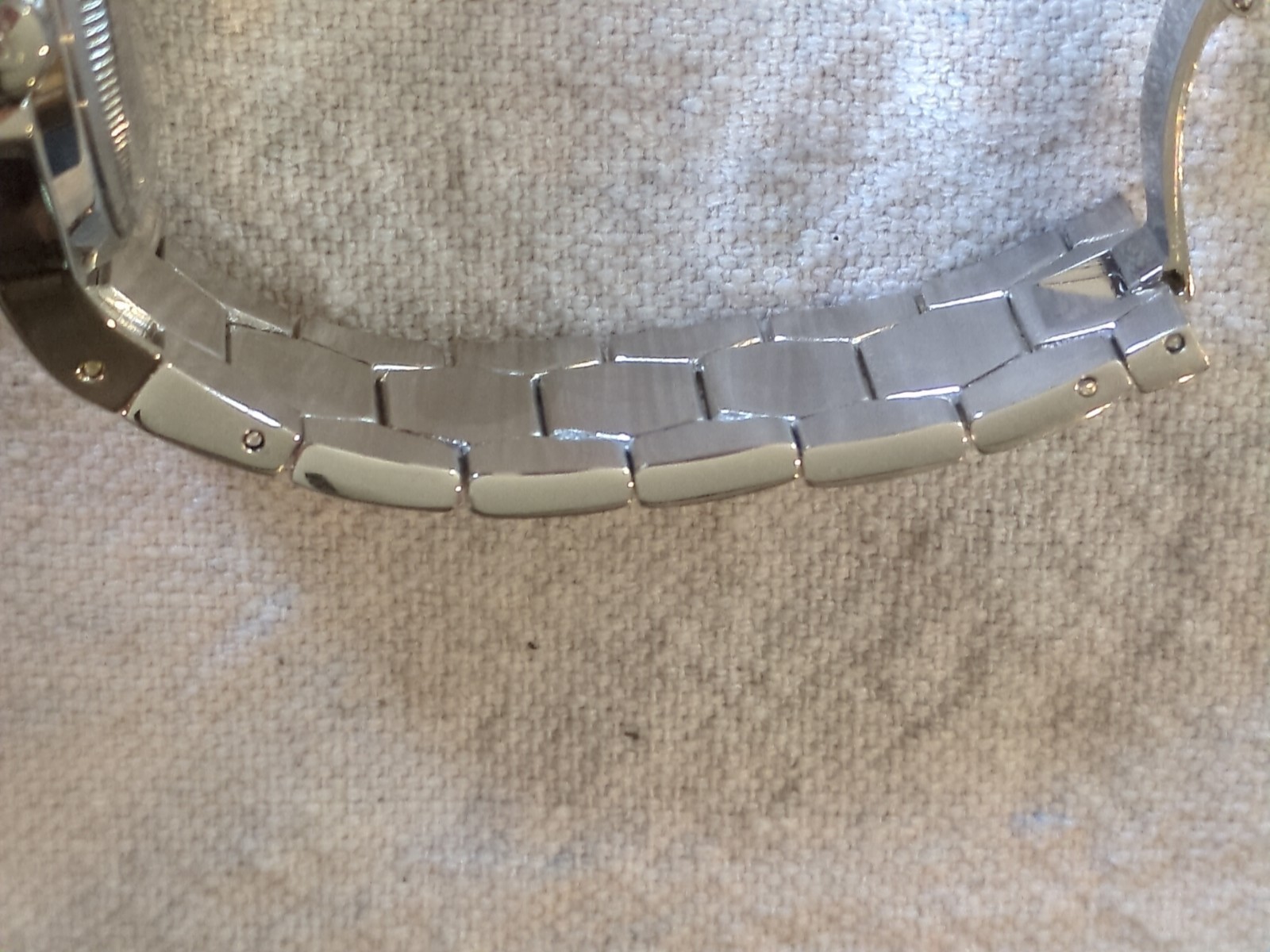 Silver Croton Vintage Rhinestone Stainless Steel Automatic Watch. Brand New!!