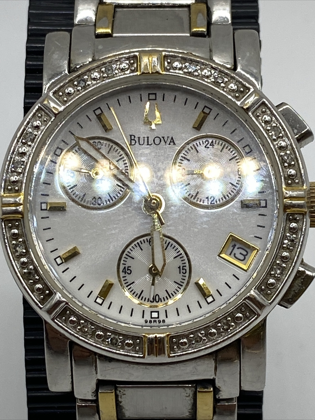 BuLova Watch Women,s New Battery # A6 All Stainless Great Condition