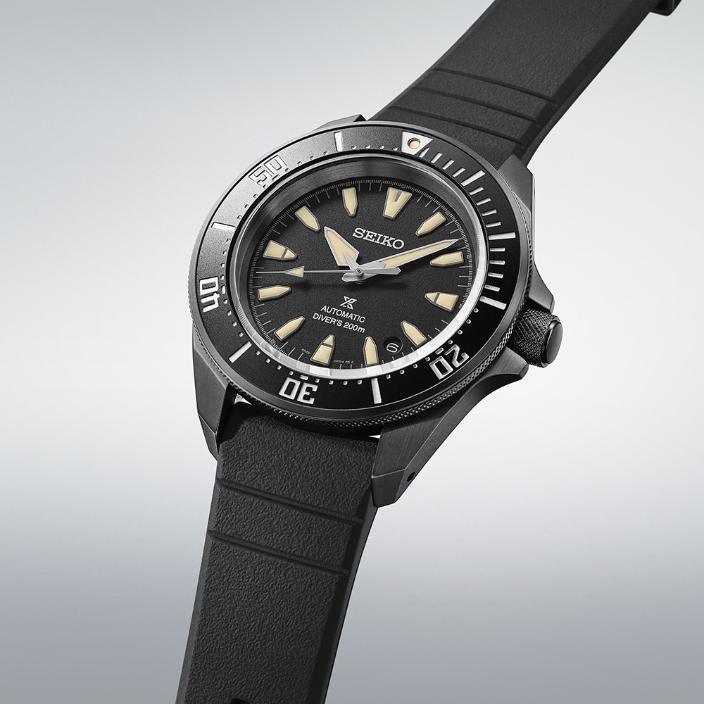 SEIKO PROSPEX SBDY133 SAMURAI Mechanical Automatic Diver Black 41.7mm Watch