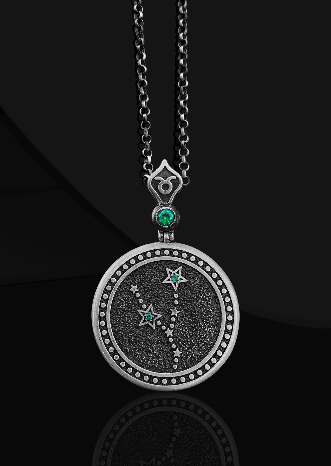 Constellation Zodiac Taurus Necklace 925 Sterling Silver Necklace Duty Free