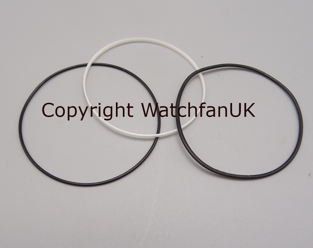 Seiko 7S26-0040 SKX031 3 Gaskets ( Caseback Bezel Crystal ) SET
