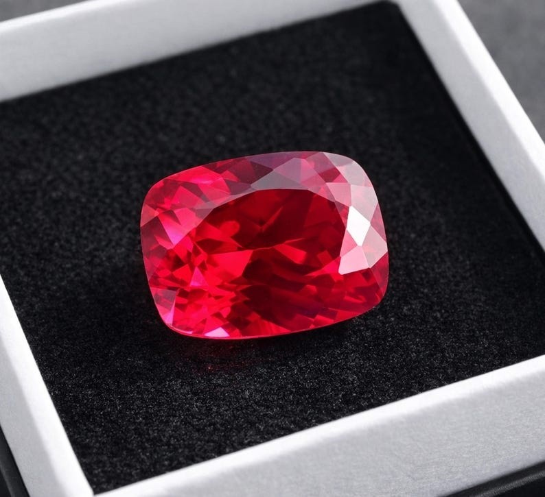 Mozambique 9.02 Ct Natural Red Ruby Cushion Cut Certified Loose Jewelry Gem
