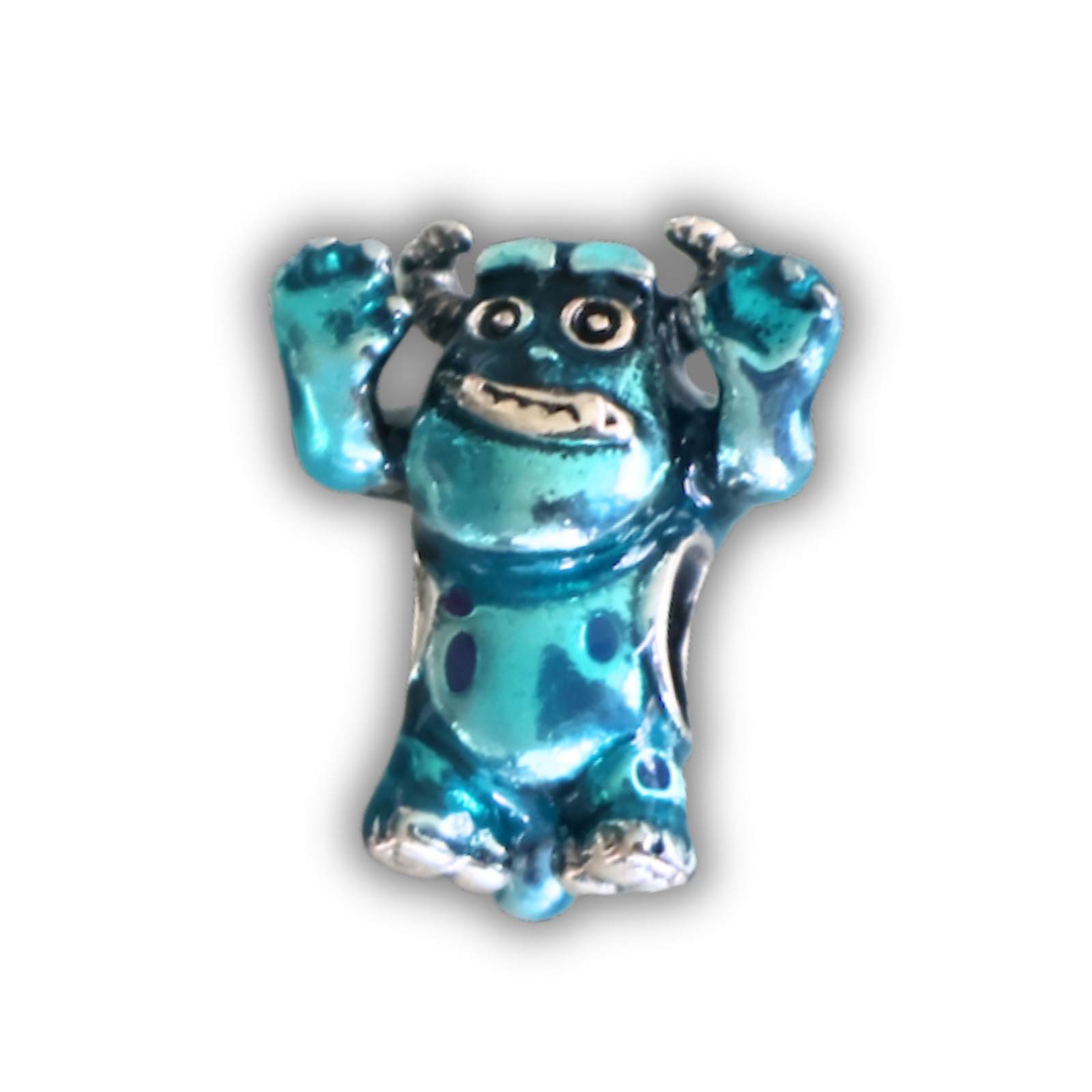 Pandora Disney Pixar Sulley Charm ALE 925 Sterling Silver Monsters Inc Enamel
