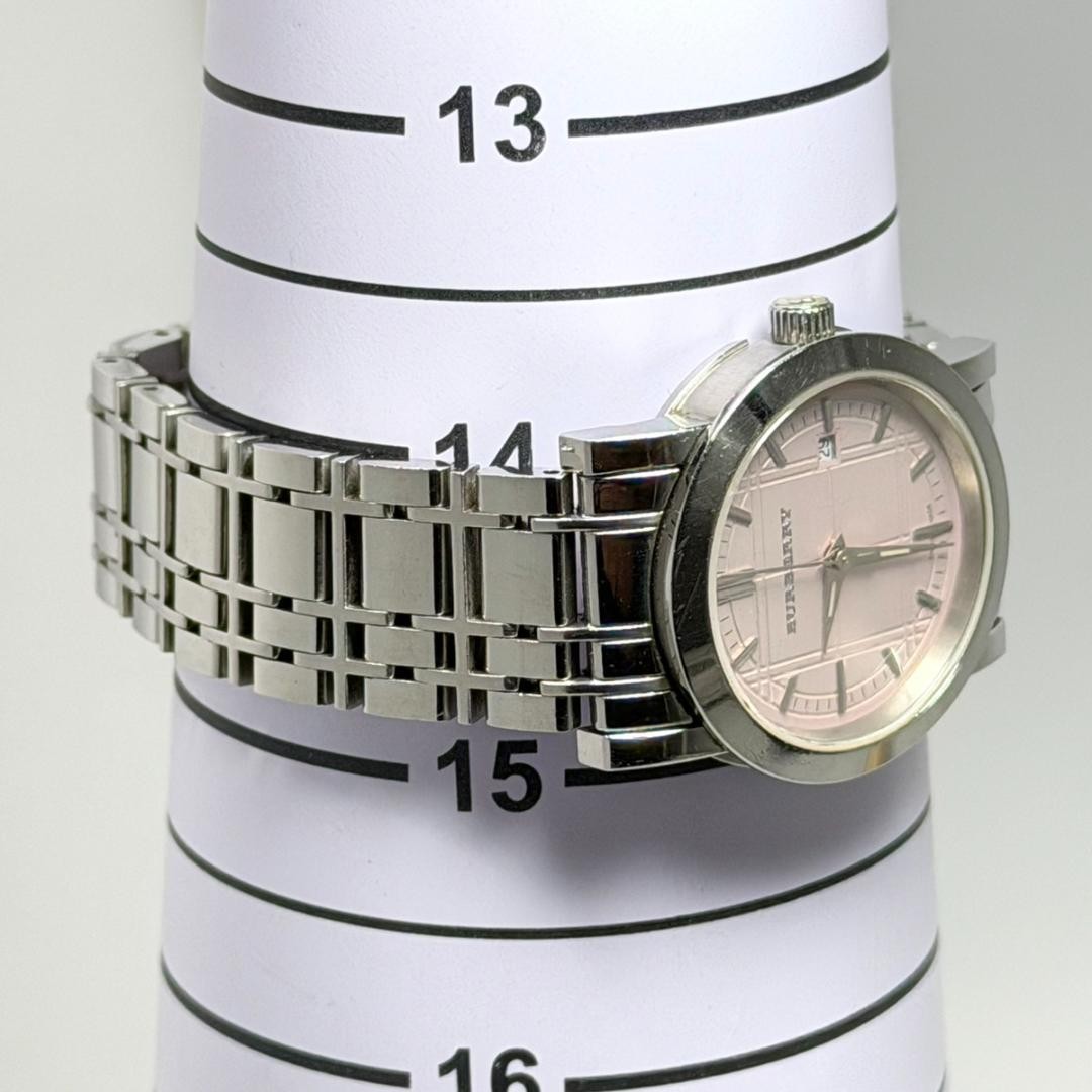 Burberry BU1363 Heritage Nova Check Pink Dial Date