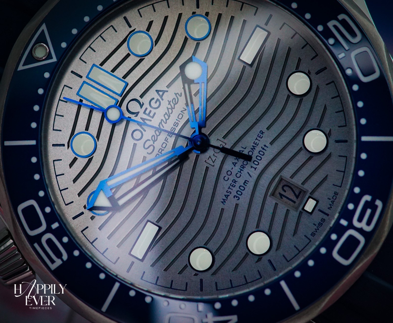 2023 OMEGA Seamaster Diver “Grey Wave” 300M 210.32.42.20.06.001 Full Set