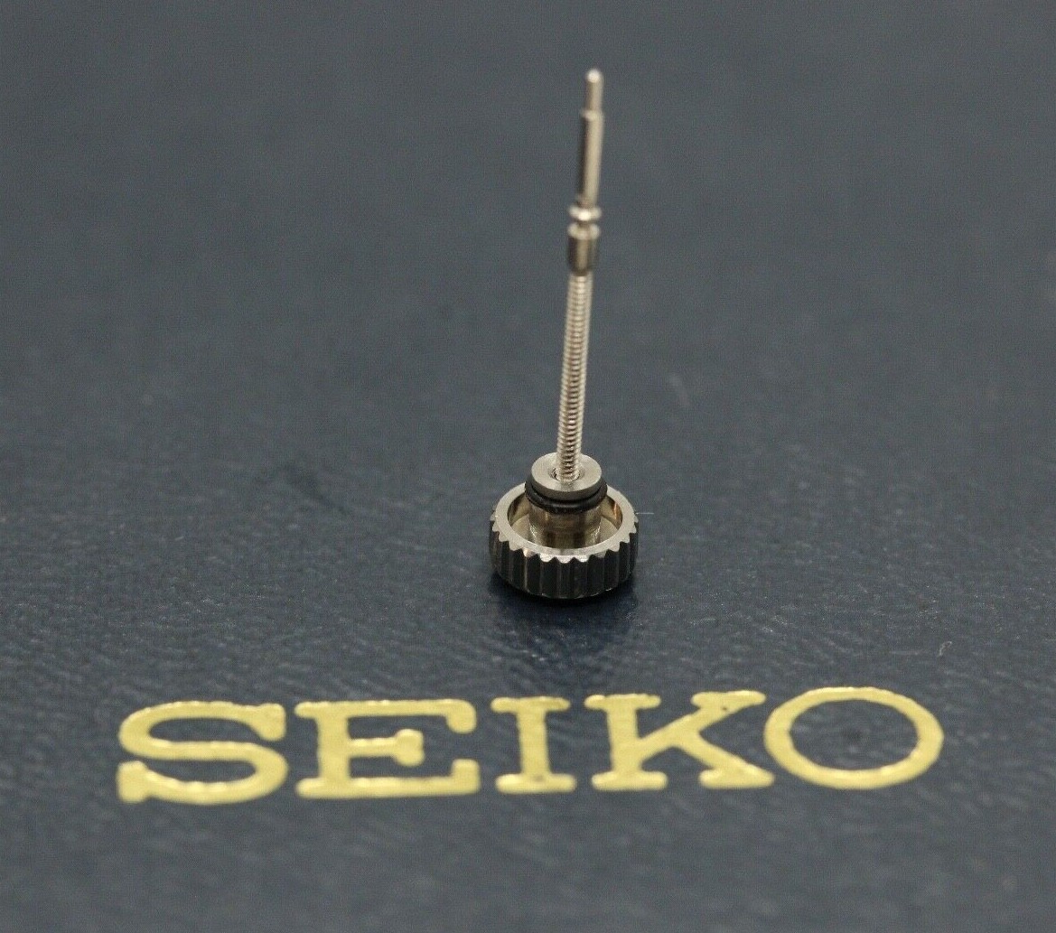 New Crown with Stem for Seiko 6138-3000 6138-3002 6138-3003 6138-3005 6138-3009