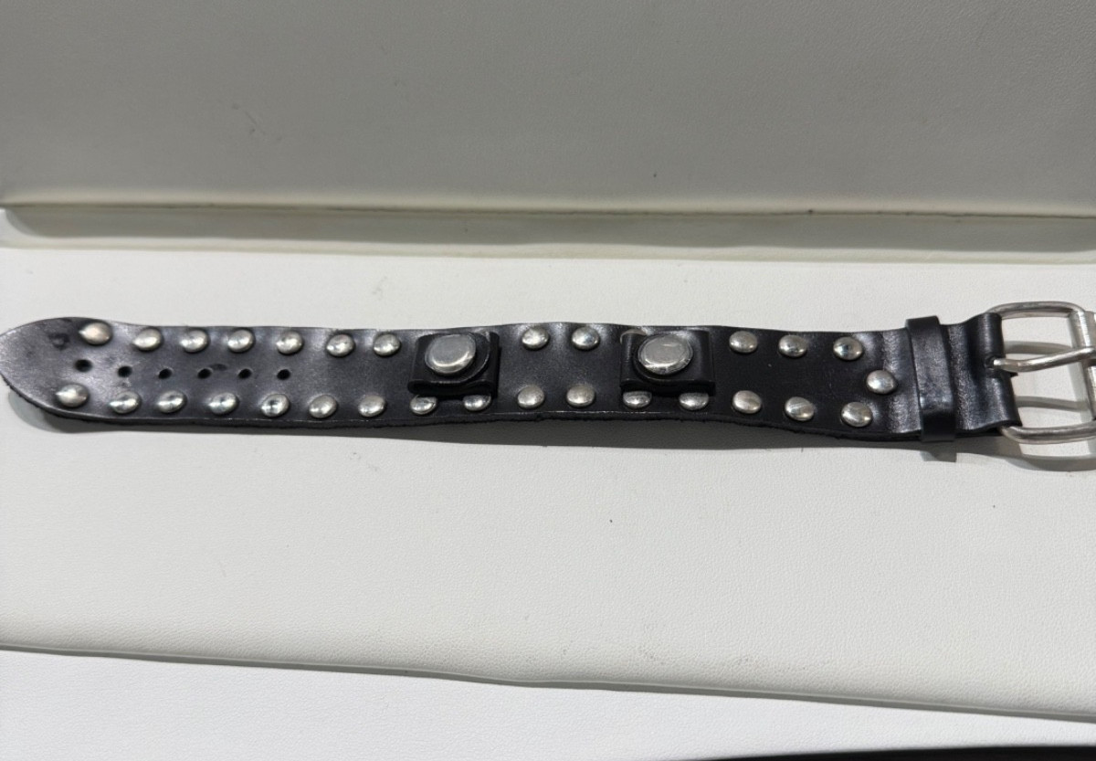 Black wrist watch Band stanless