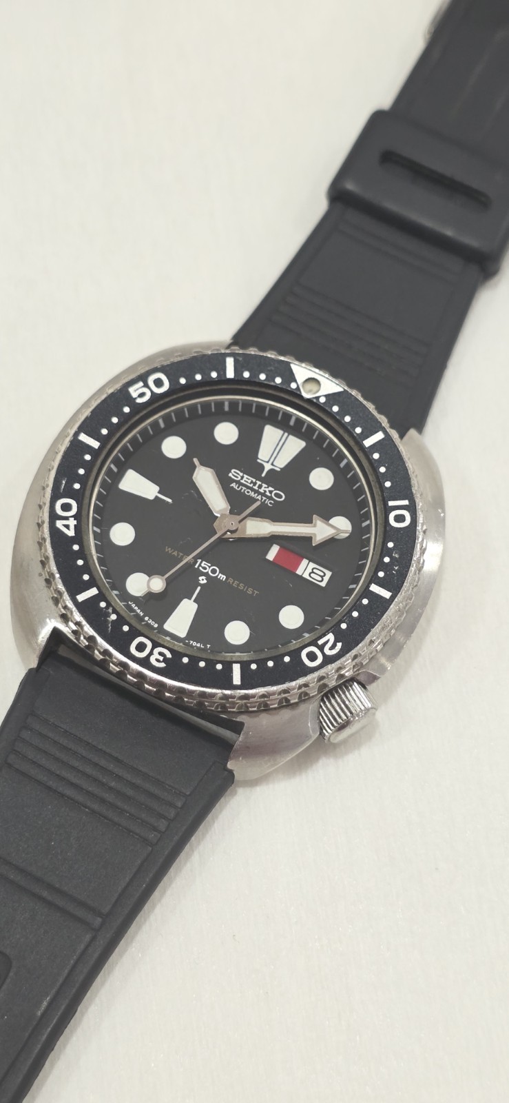 VINTAGE 1980 SEIKO 6309 7040 AUTOMATIC TURTLE DIVER Men’s Watch All ORIGINAL