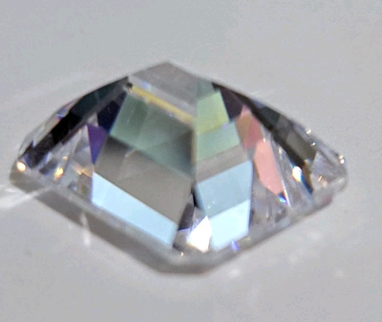 5 Pieces Emerald Cut 12x10mm CZ Cubic Zirconia Loose Stones