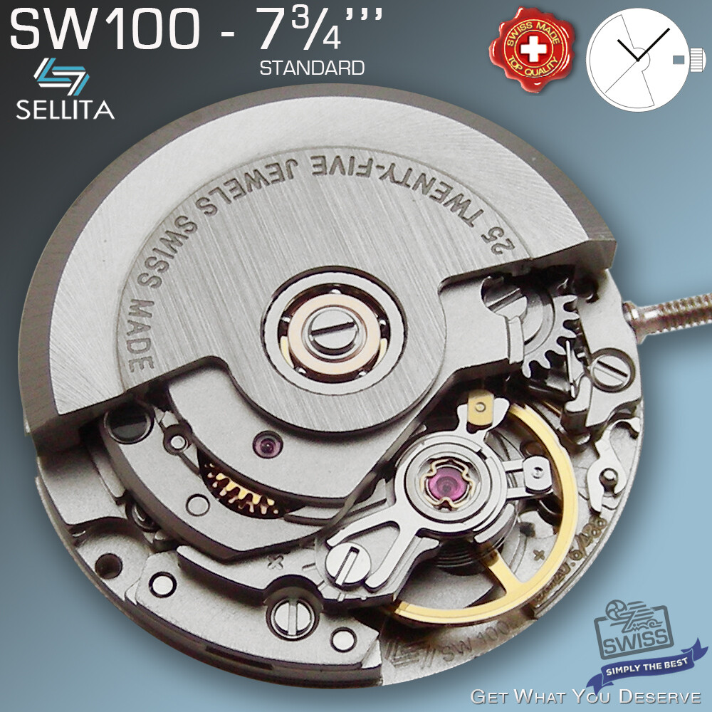 MOVEMENT AUTOMATIC SELLITA SW100, 7.3/4”’, COMPATIBLE TO ETA 2671