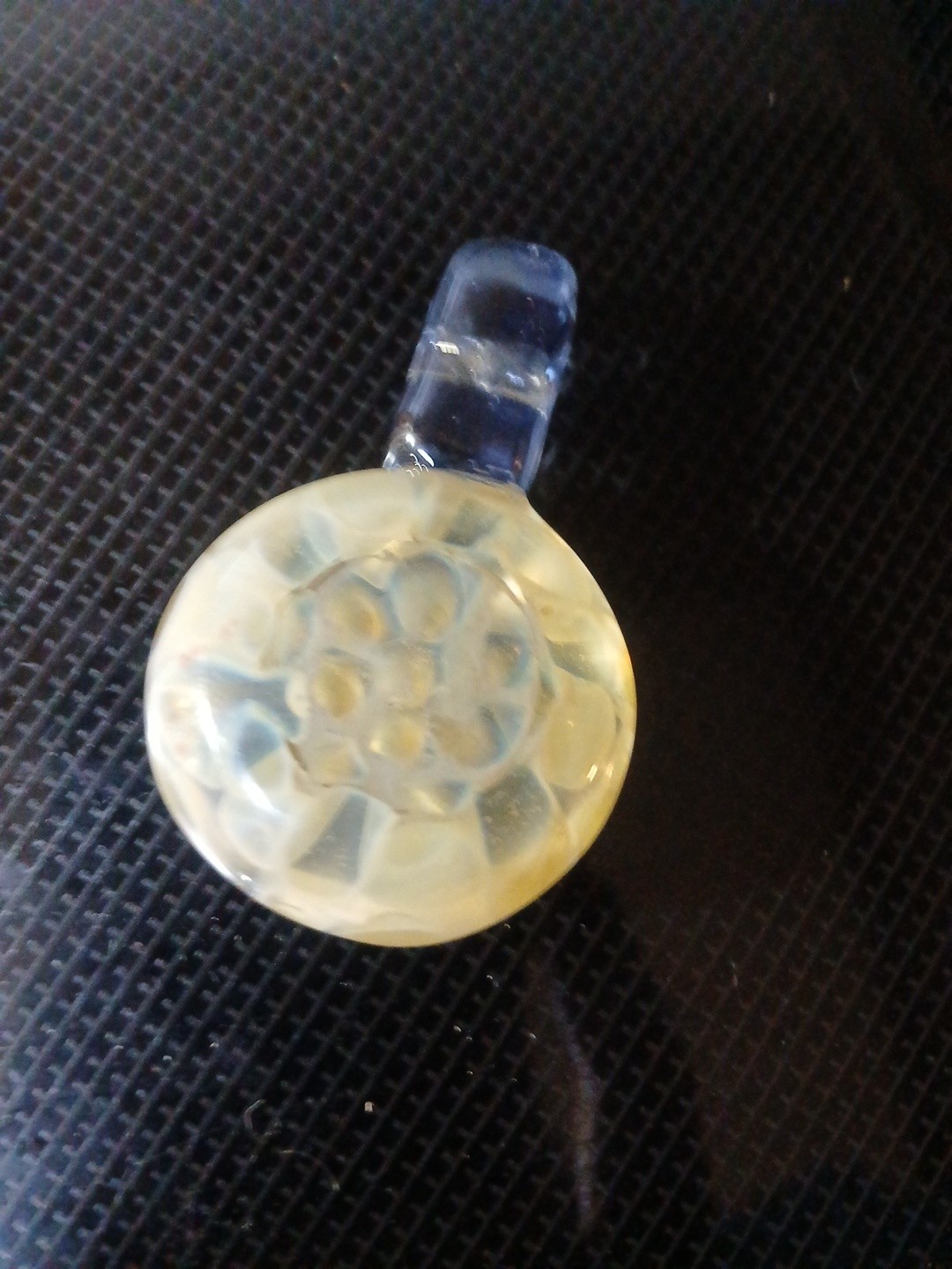 Pink And Blu Uv Fumed Pendant