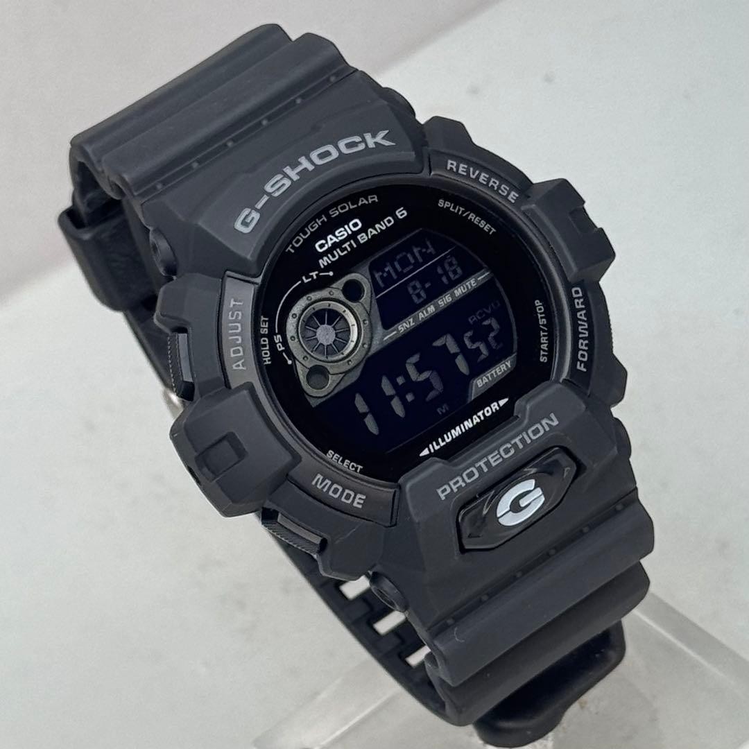 G SHOCK GW 8900A Radio Solar Black Inverted LCD Working