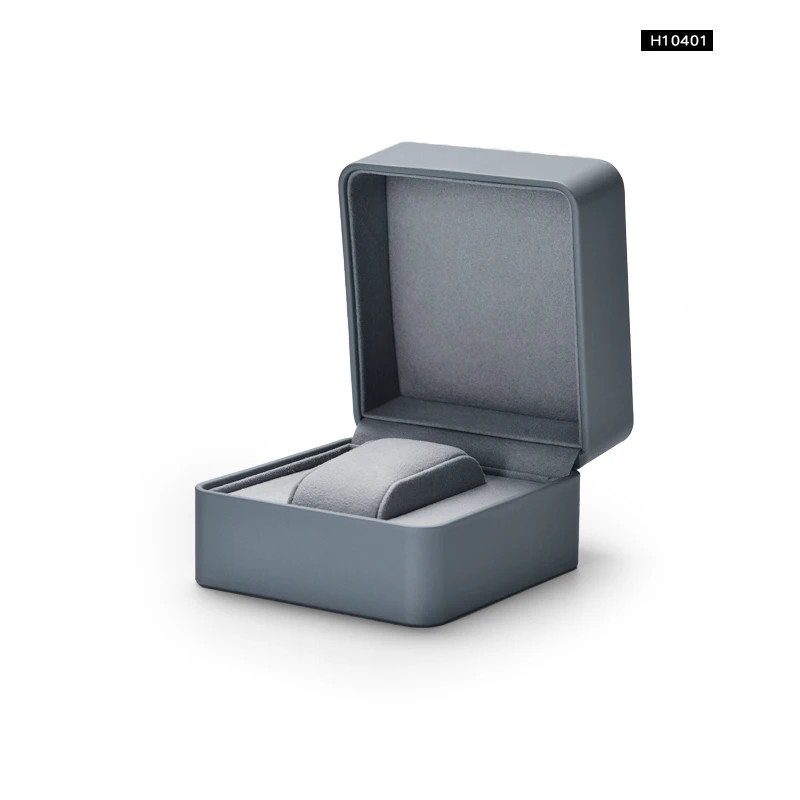MISHITU Grids Watch Box PU Leather Watch Case Holder Organizer Storage Box for Q