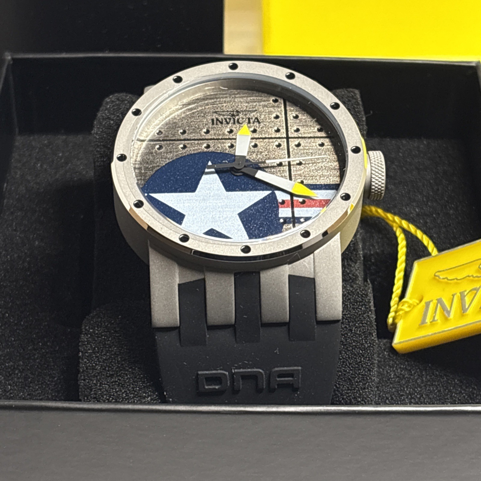 Invicta DNA Vintage Armed ForceForces Swiss Ronda Watch 46mm NEW