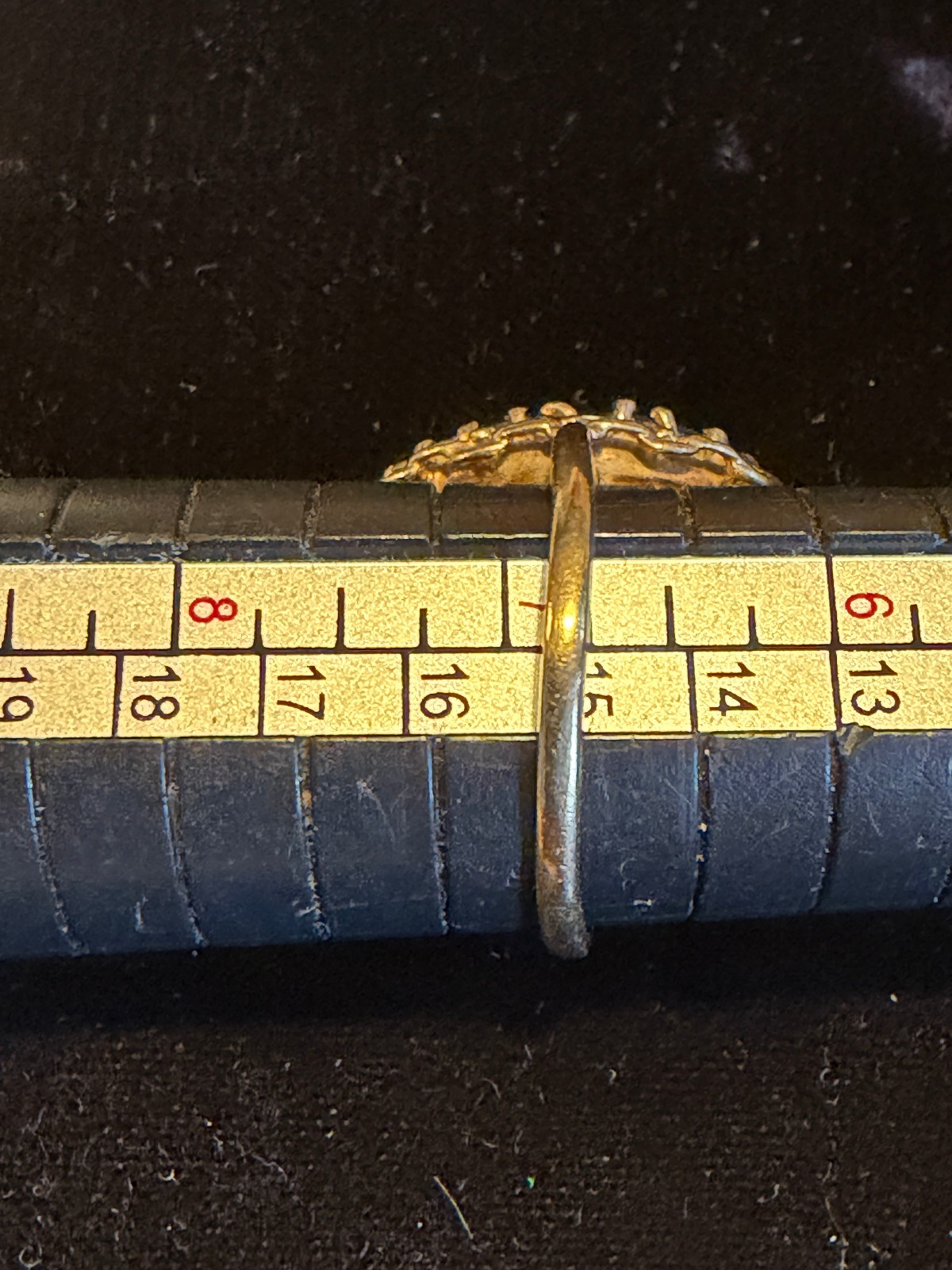 Vintage SOLID 10KT Gold Stamped Size 7 Ring Harmony 2.82g New Old Stock!